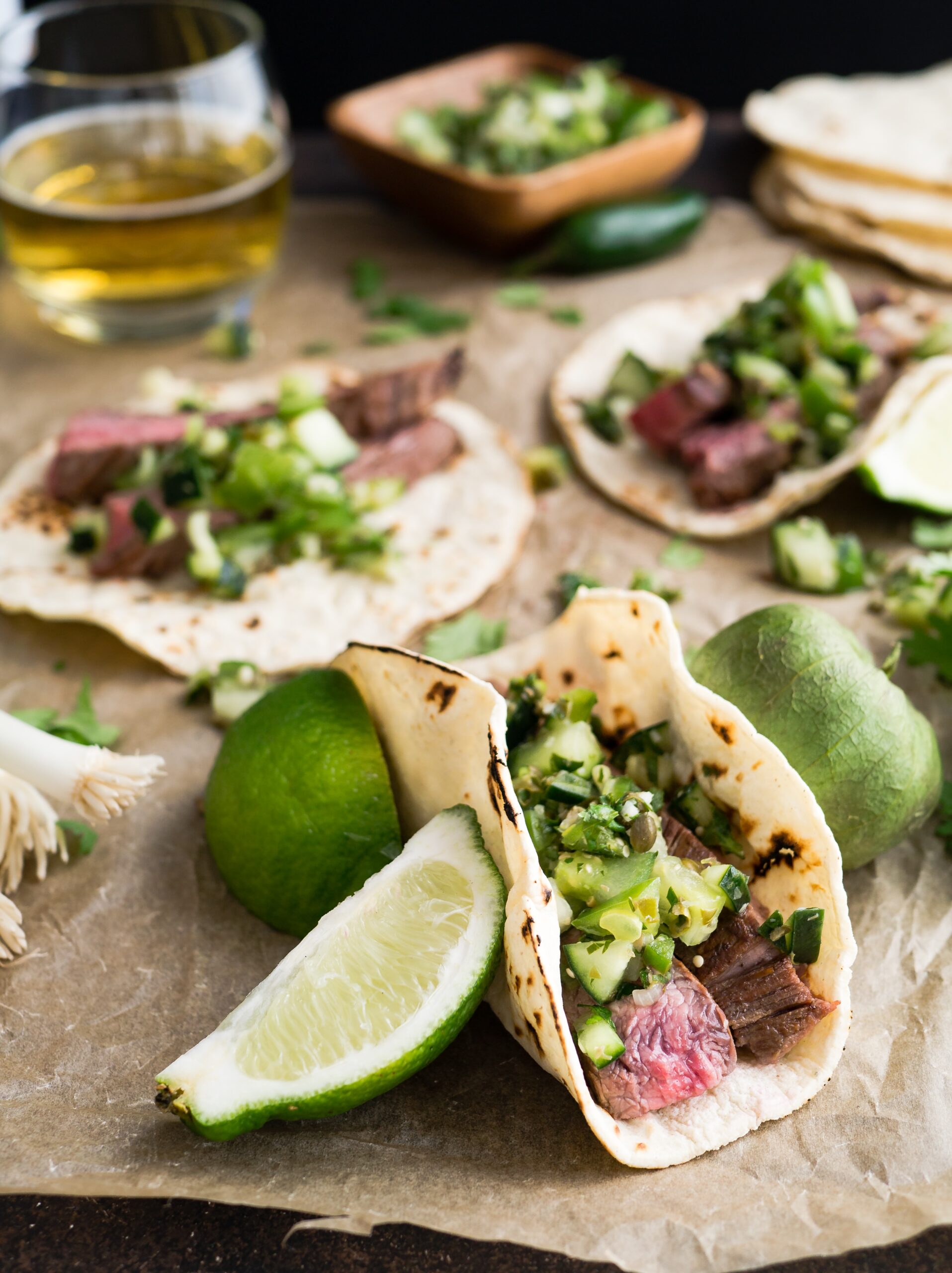 Close-up of tacos from Swell Dive in Bedford-Stuyvesant near The Refuge at 1 Halsey